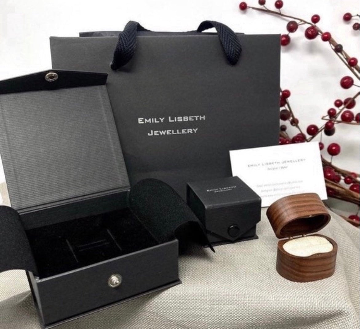 18ct Gold Lapis Lazuli Earrings - Emily Lisbeth Jewellery