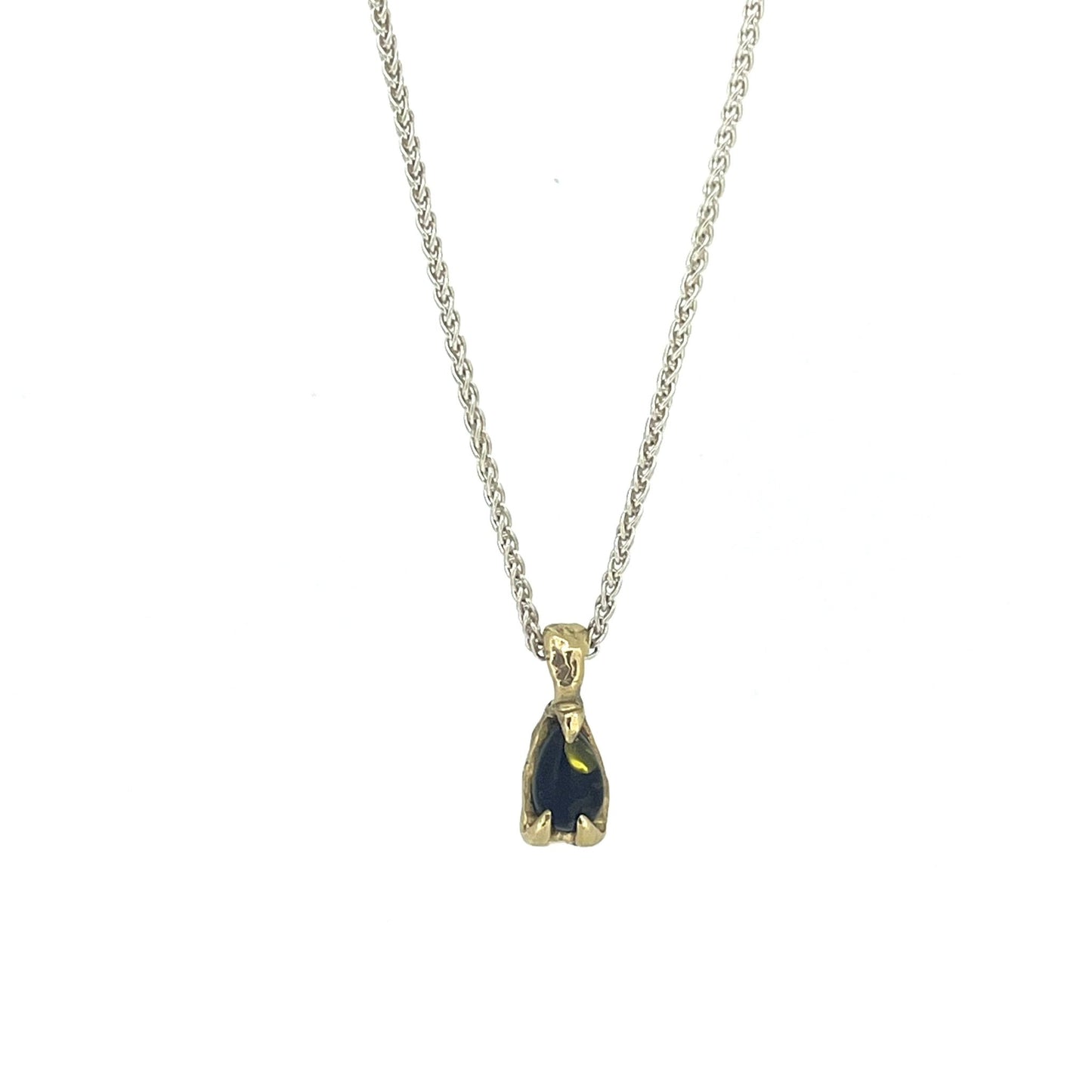 9ct Gold Molten Amber Pendant - Emily Lisbeth Jewellery