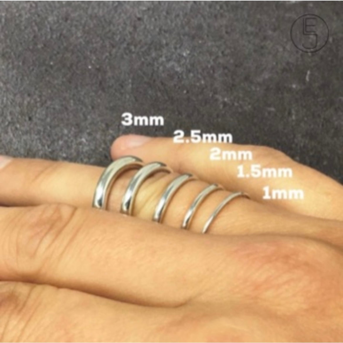 2mm Thin Gold Wedding Ring