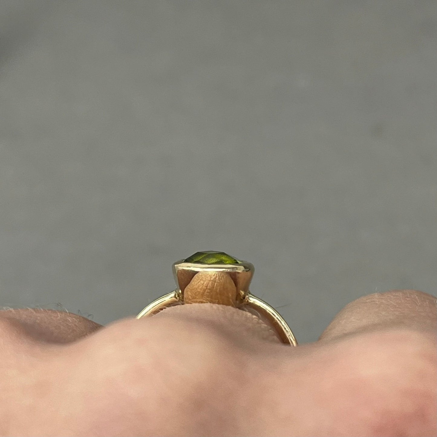 Gold Peridot Cocktail Ring - Emily Lisbeth Jewellery