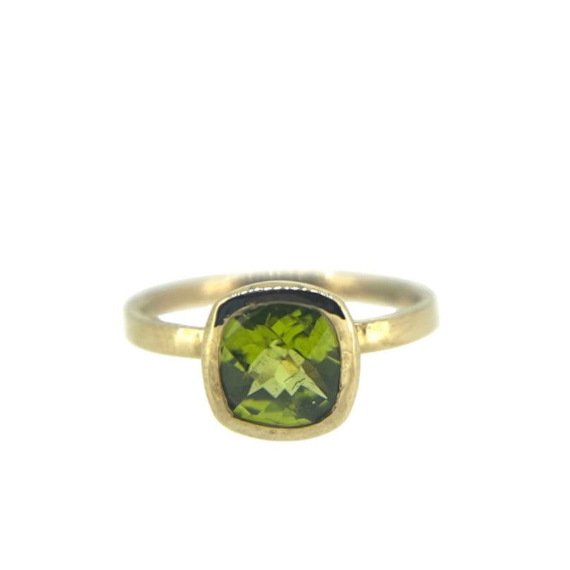 Gold Peridot Cocktail Ring - Emily Lisbeth Jewellery