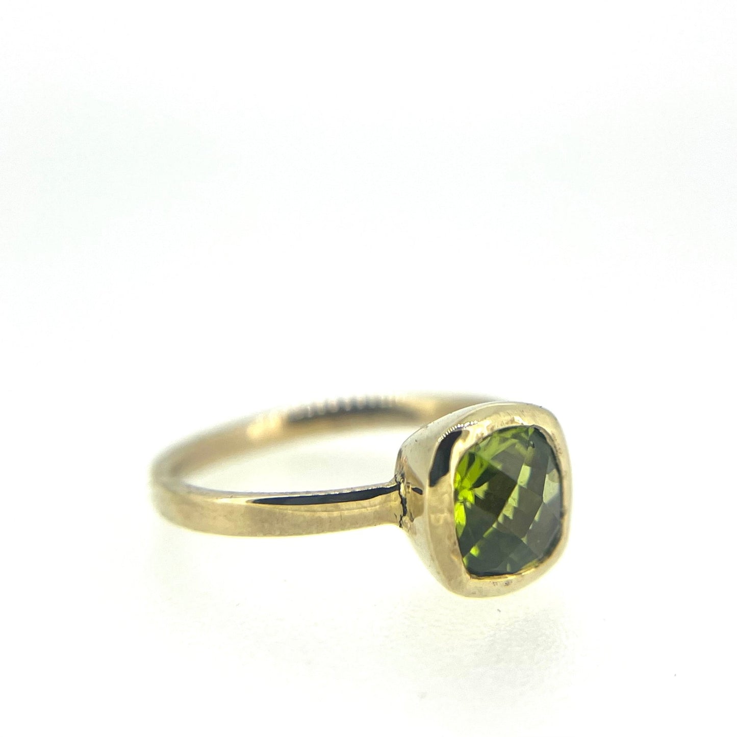 Gold Peridot Cocktail Ring - Emily Lisbeth Jewellery