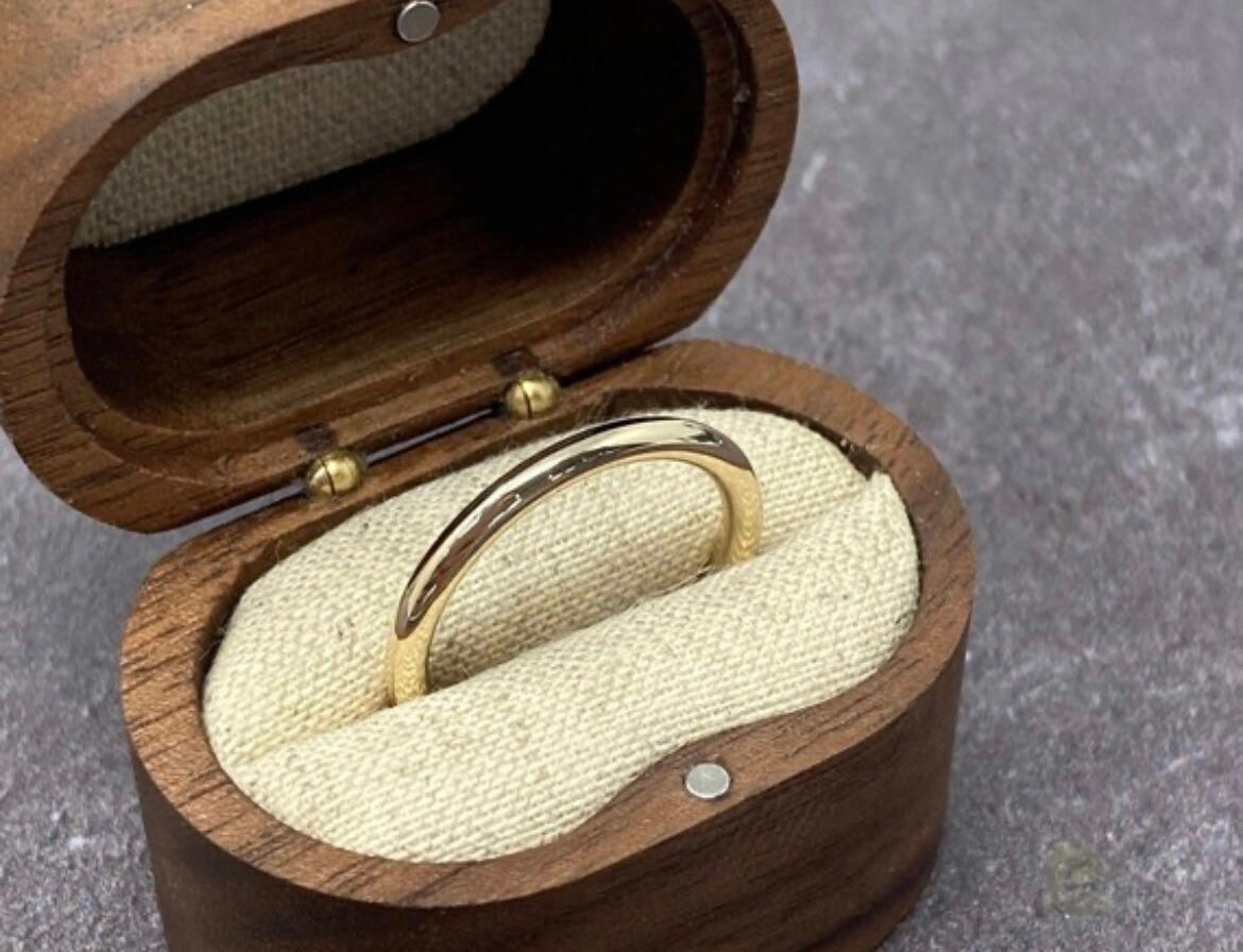 2mm Thin Gold Wedding Ring