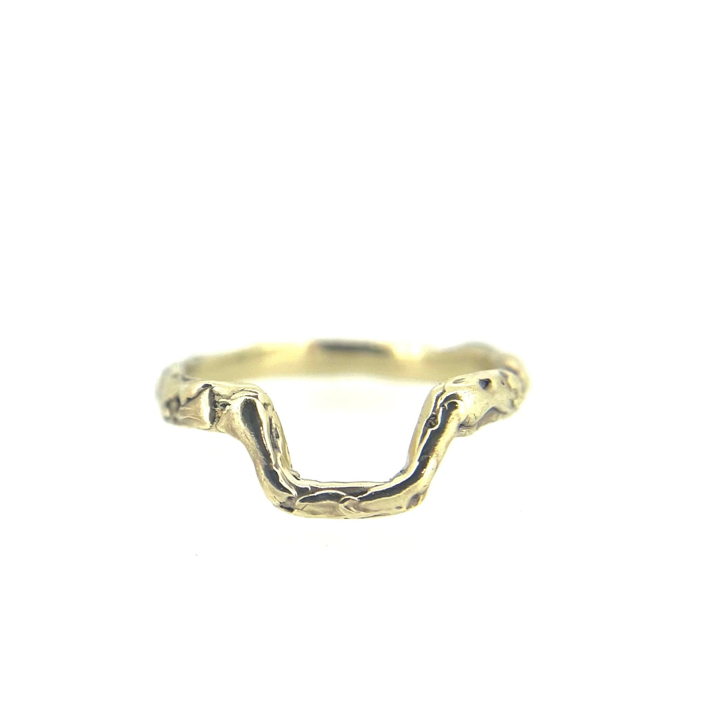 Molten Gold Jacket Ring - Emily Lisbeth Jewellery