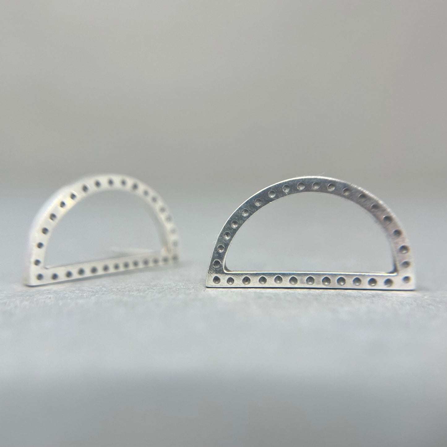 Silver Geometric Earrings - Emily Lisbeth Jewellery