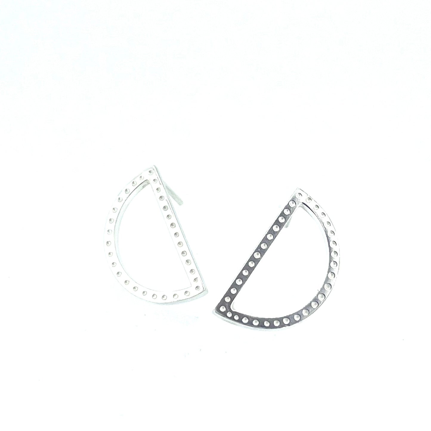Silver Geometric Earrings - Emily Lisbeth Jewellery