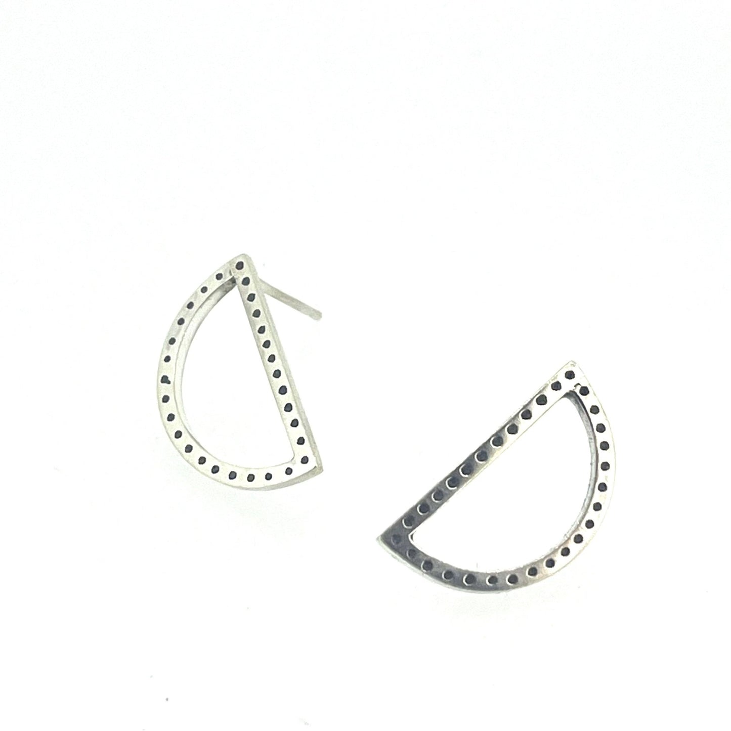 Silver Geometric Earrings - Emily Lisbeth Jewellery