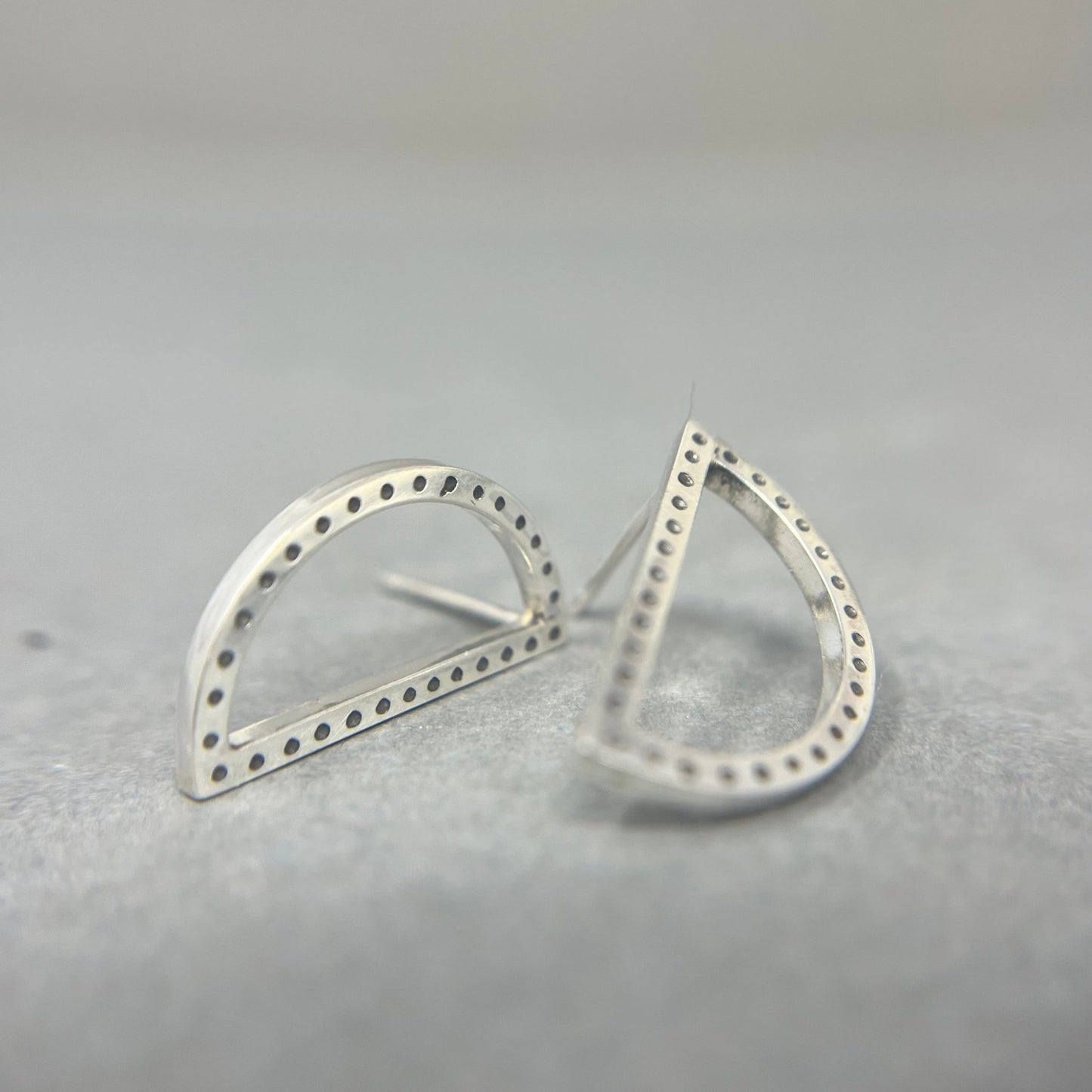 Silver Geometric Earrings - Emily Lisbeth Jewellery