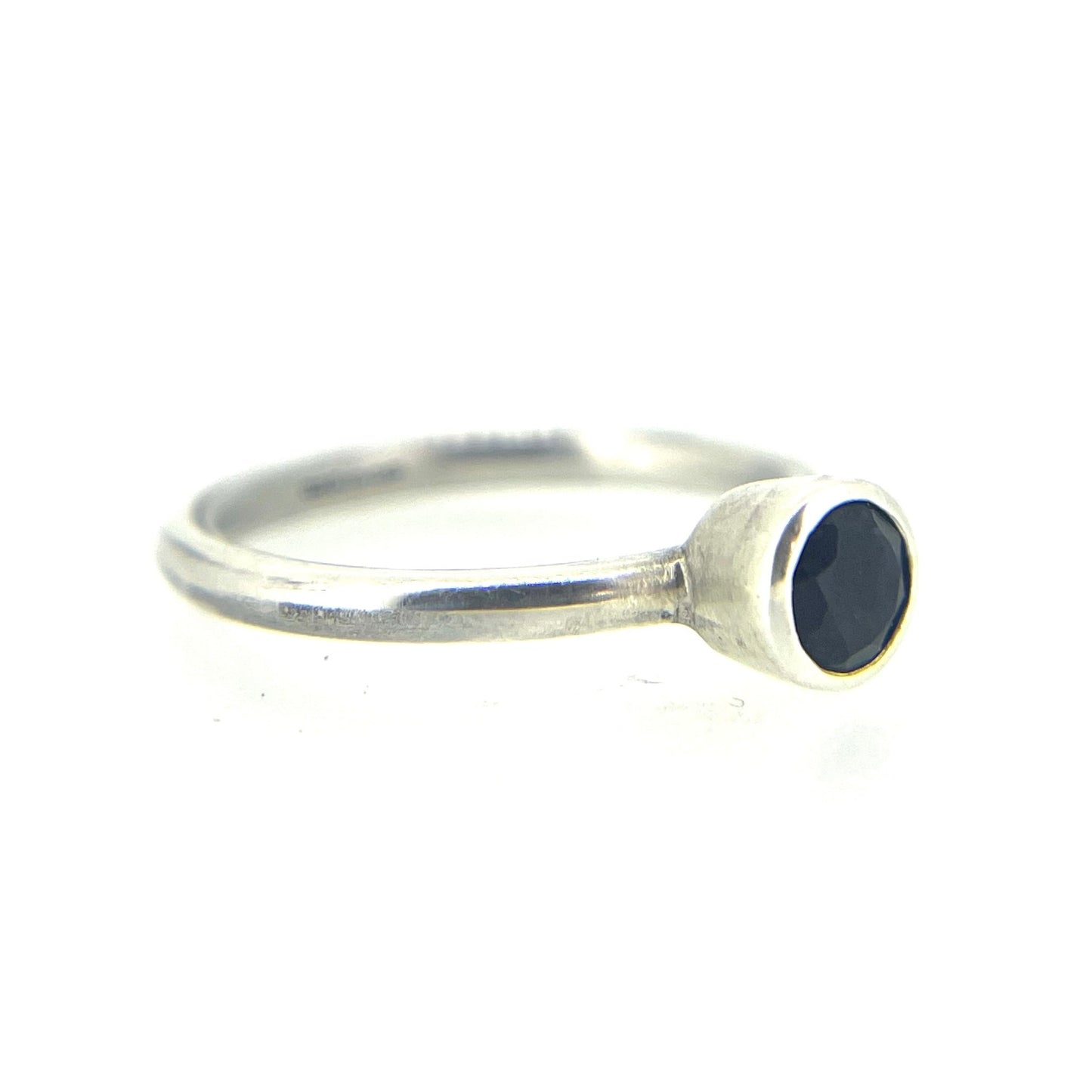 Silver Topaz Solitaire Ring - Emily Lisbeth Jewellery