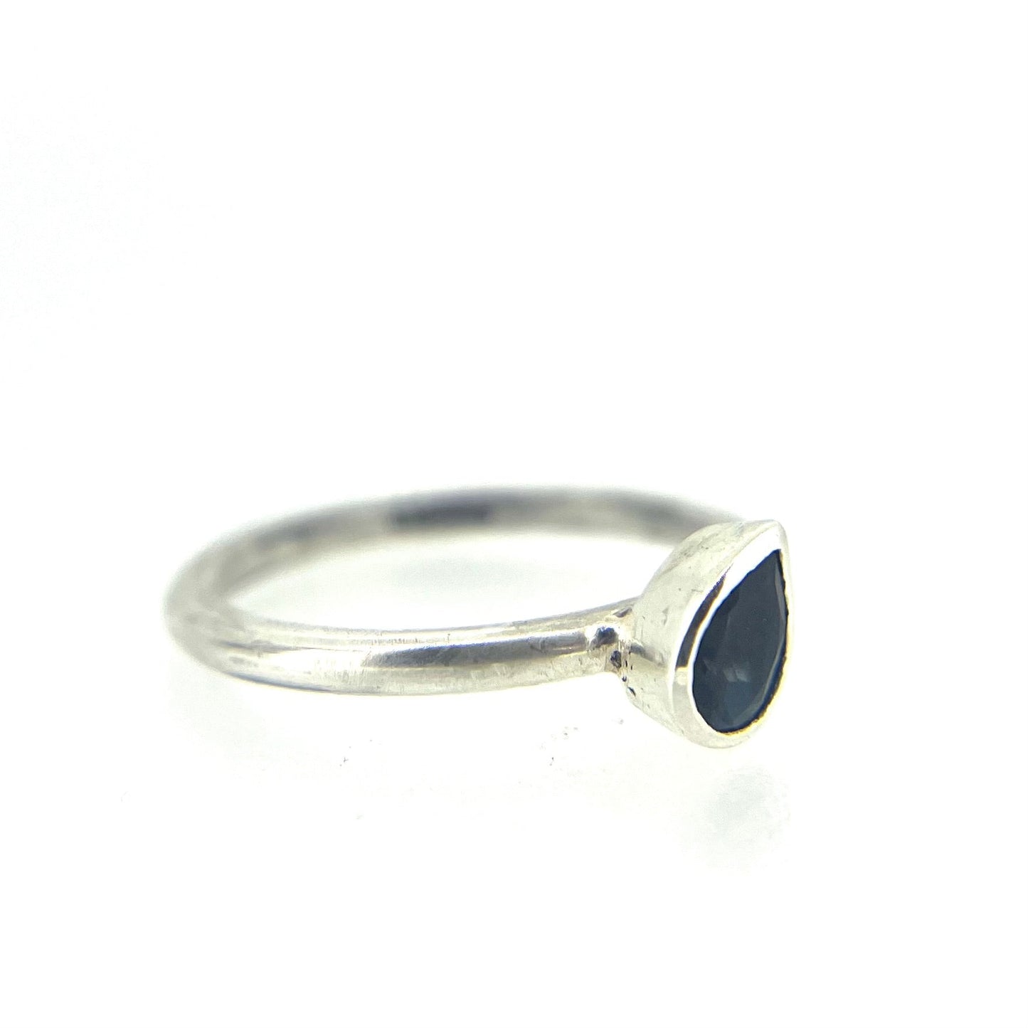 Silver Topaz Teardrop Ring - Emily Lisbeth Jewellery