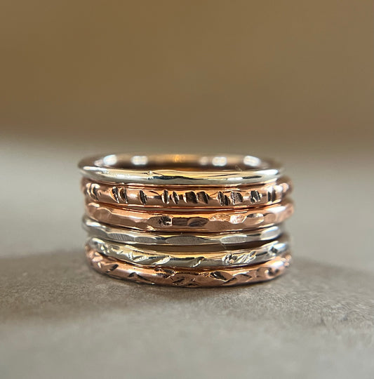 Silver Stacking Ring Workshop Saturday 3rd May 2pm - 5pm