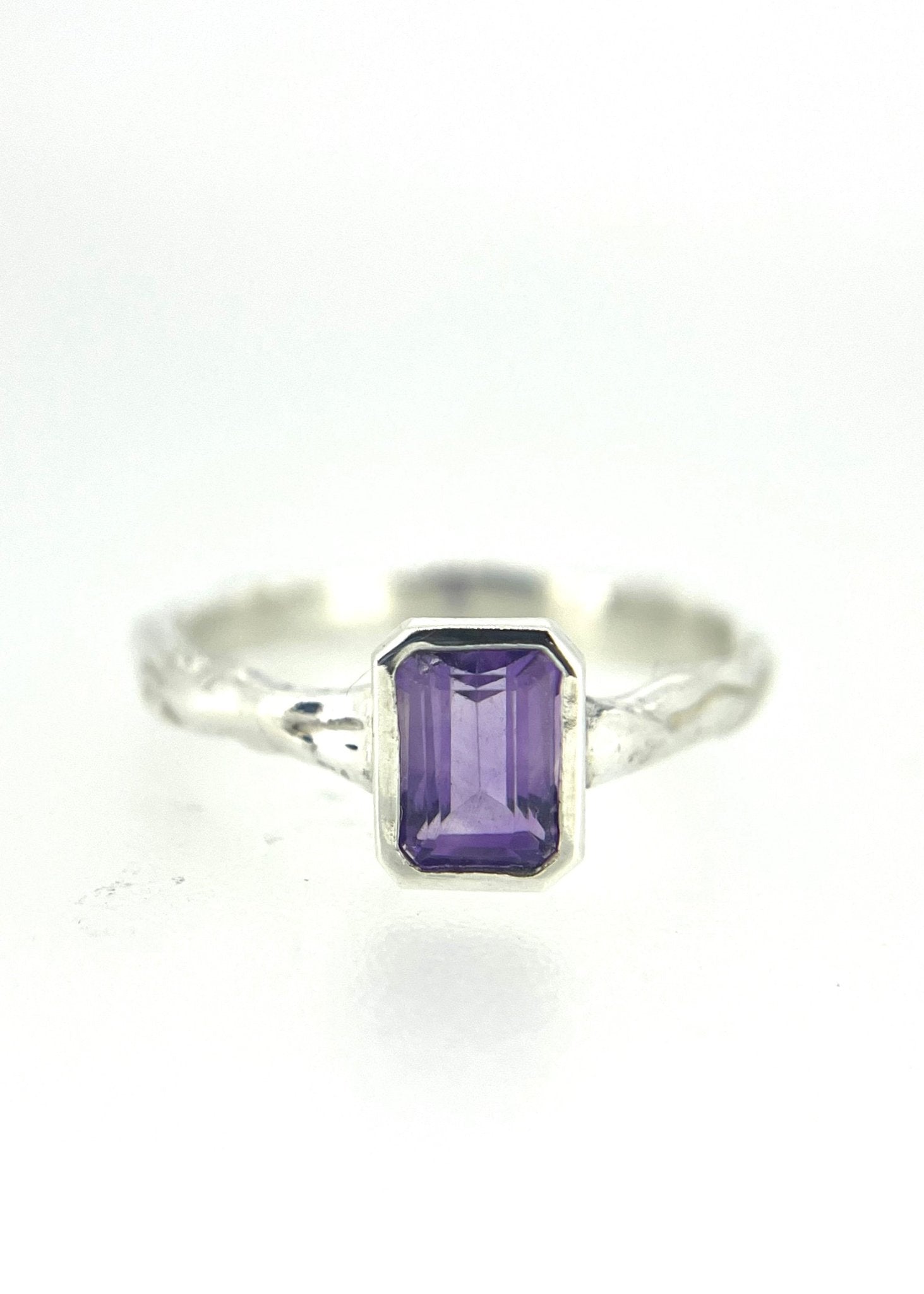 Amethyst Molten Cocktail Ring - Emily Lisbeth Jewellery