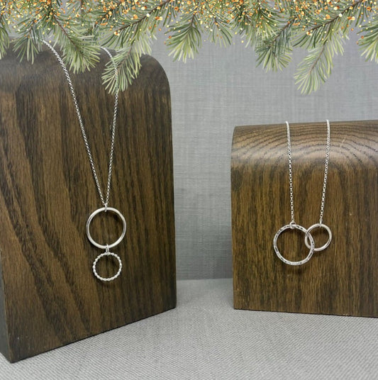 Christmas Silver Hoop Necklace Workshop Saturday 6th December 4pm - 7pm - Emily Lisbeth Jewellery