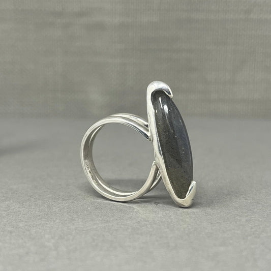 Marquise Labradorite Ring - Emily Lisbeth Jewellery