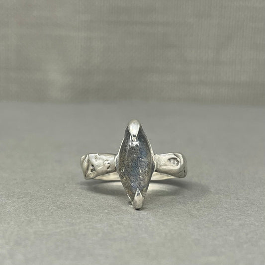 Molten Labradorite Ring - Emily Lisbeth Jewellery