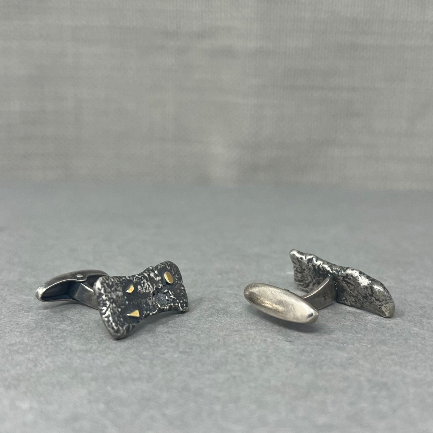 Rustic Fused Cufflinks - Emily Lisbeth Jewellery