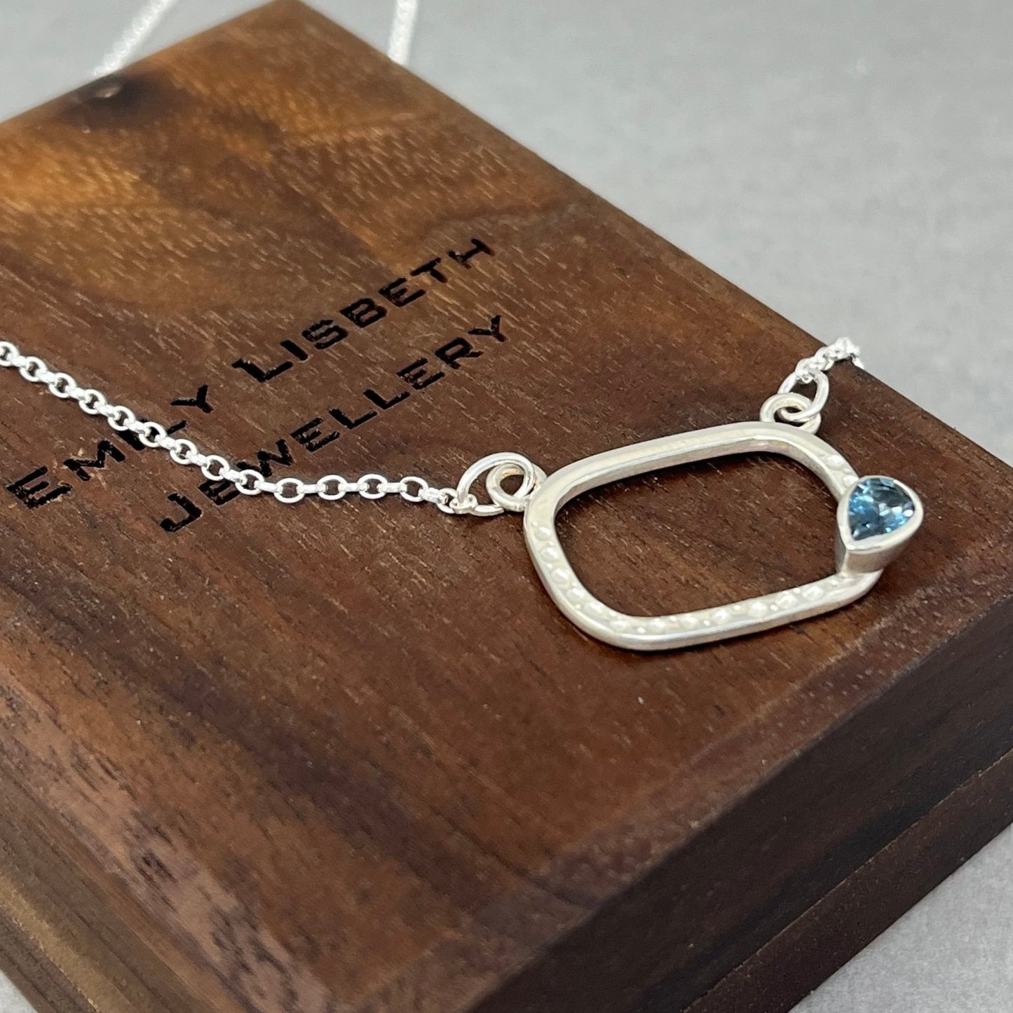Silver and Topaz Necklace - Emily Lisbeth Jewellery