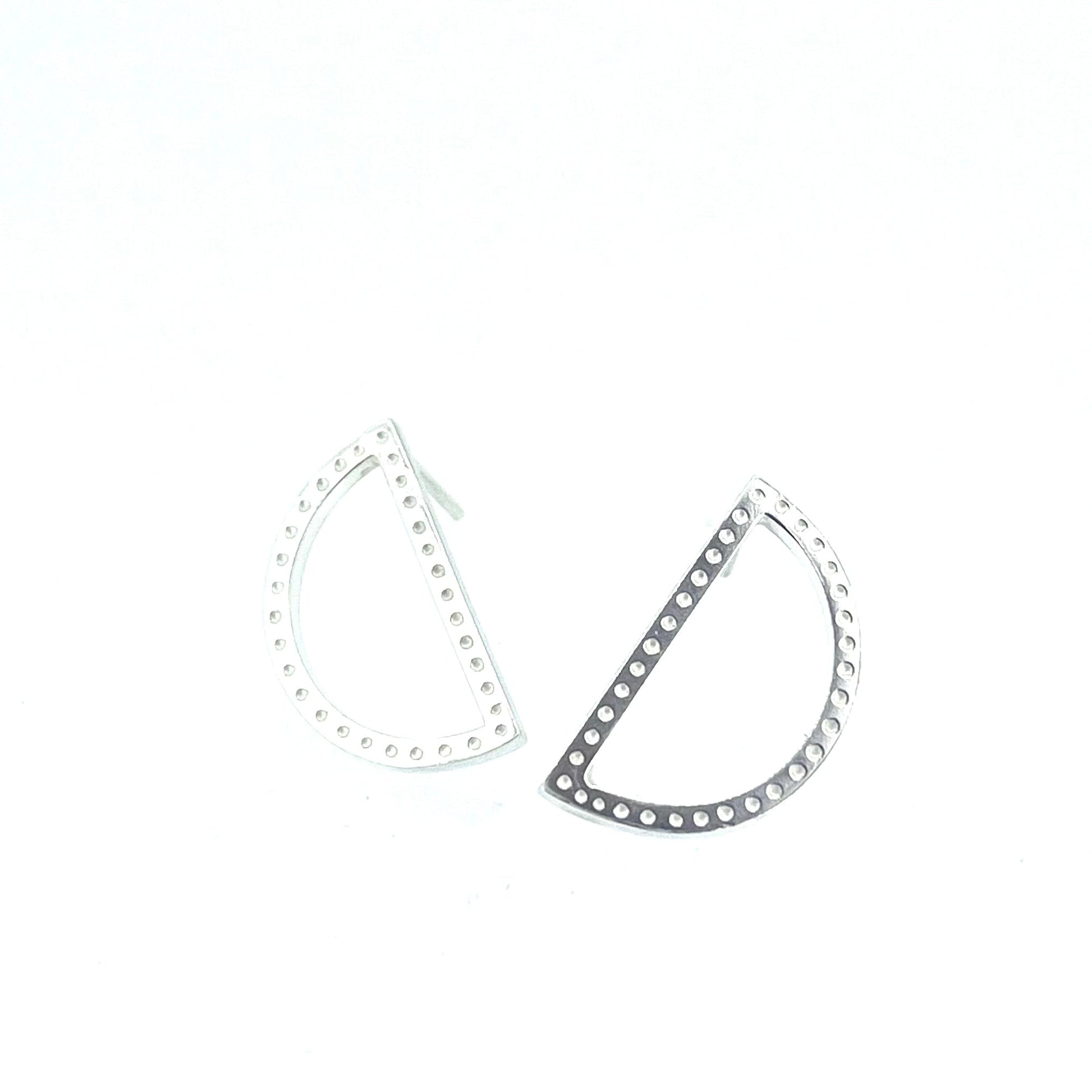 Silver Geometric Earrings - Emily Lisbeth Jewellery