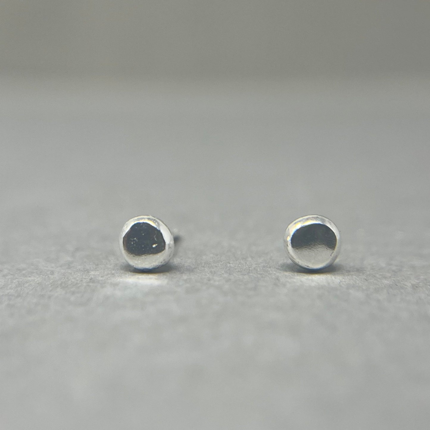 Silver mini dot studs - Emily Lisbeth Jewellery