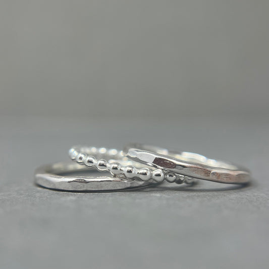 Silver Stacking Ring Workshop Saturday 14th June 2pm - 5pm - Emily Lisbeth Jewellery