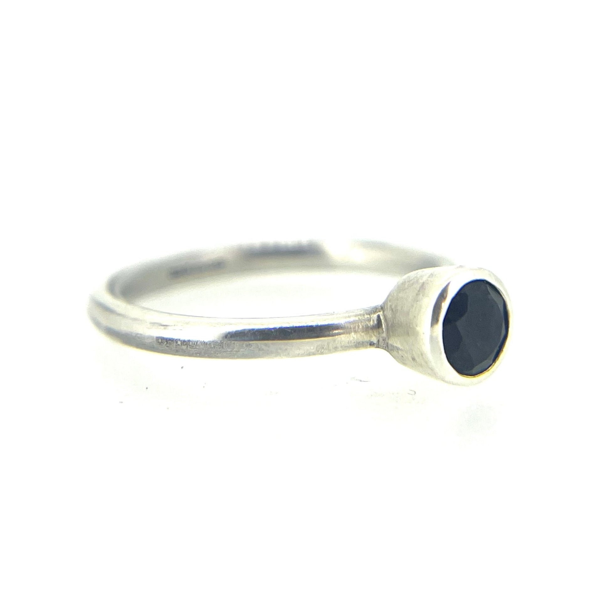 Silver Topaz Solitaire Ring - Emily Lisbeth Jewellery