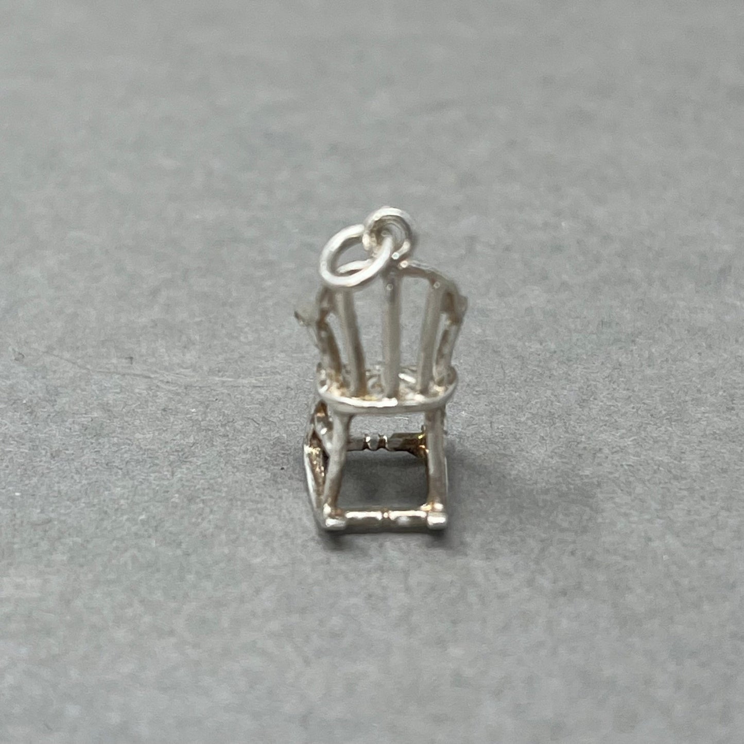 Vintage 1960's Silver Rocking Chair Charm - Emily Lisbeth Jewellery