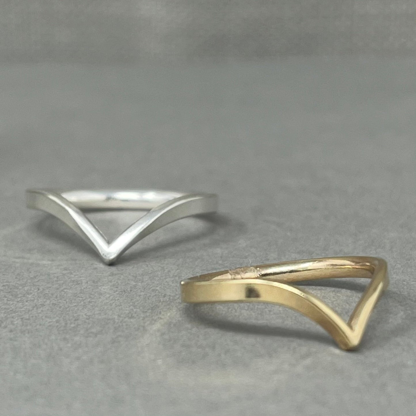 Wishbone Wedding Ring - Emily Lisbeth Jewellery